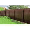 Гофрированный лист (гофролист) С15 RAL 8017 шоколадно-коричневый 0.6 мм