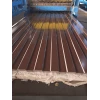 Гофрированный лист (гофролист) С15 RAL 8017 шоколадно-коричневый 0.6 мм