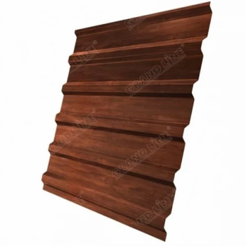 Профнастил С20 Cherry Wood 0.45 мм Print Twincolor Grand Line