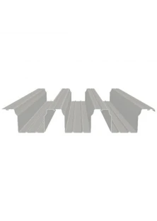 Профнастил Н114 RAL 9006 бело-алюминиевый 0.8 мм