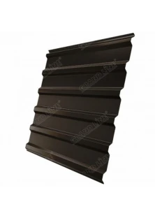 Профнастил С20 RR 32 темно-коричневый 0.5 мм Satin Grand Line