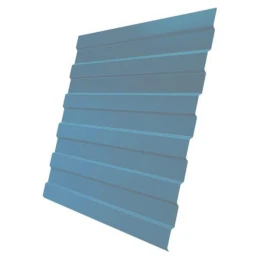 Профнастил С8 RR 34 светло-голубой 0.5 мм GreenCoat Pural Grand Line