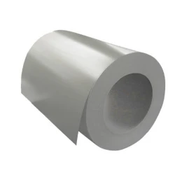 Рулон оцинкованный с полимерным покрытием (окрашенный) 0.4x1250 RAL 9006 Zn140 2кл.