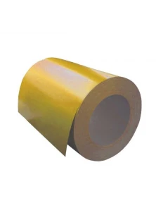Рулон оцинкованный с полимерным покрытием (окрашенный) 0.5x1250 RAL 1018 Zn140 2кл.