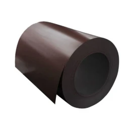 Рулон оцинкованный с полимерным покрытием (окрашенный) 0.7x1250 RAL 8017 Zn140 2кл.