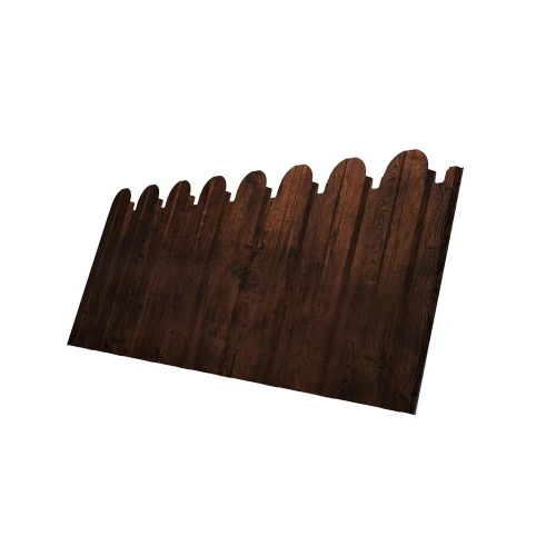 Профнастил С10B фигурный 0,45 Print Elite с пленкой Cherry Wood