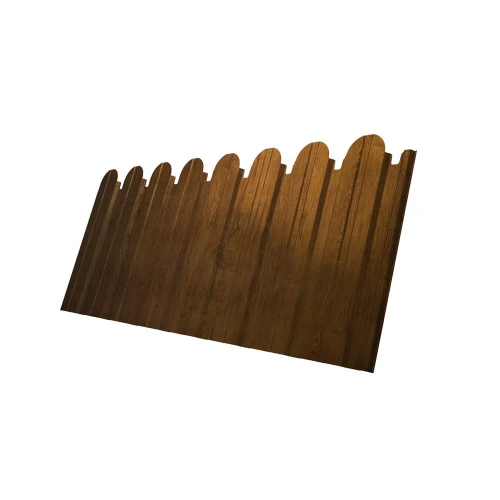 Профнастил С10B фигурный 0.45 Print Elite Golden Wood