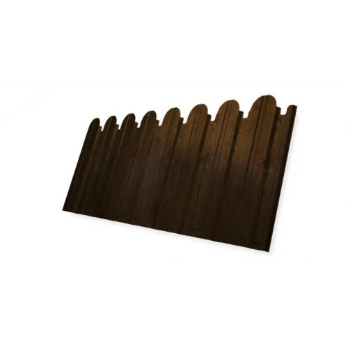 Профнастил С10B фигурный 0,45 Print-double Elite с пленкой Antique Wood
