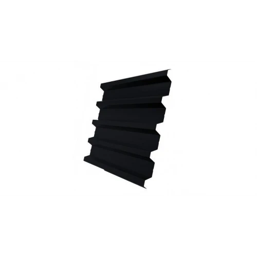 Профнастил H60R Grand Line 0.5 GreenCoat Pural BT. matt RR 33 черный (RAL 9005 черный)