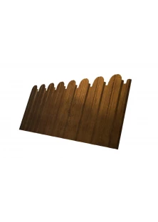 Профнастил С10B фигурный 0.45 Print-double Elite Golden Wood
