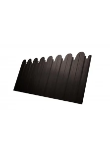 Профнастил С10B фигурный 0.45 Print Elite Coffee Wood