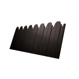 Профнастил С10B фигурный 0.45 Print Elite Coffee Wood