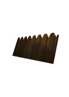 Профнастил С10B фигурный 0,45 Print Twincolor с пленкой РФ Antique Wood