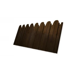 Профнастил С10B фигурный 0,45 Print Twincolor с пленкой РФ Antique Wood