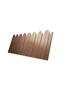 Профнастил С10B фигурный 0,45 Print Elite с пленкой Honey Wood