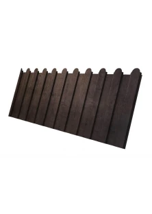 Профнастил С8А фигурный 0,45 Print-double Elite с пленкой Antique Wood